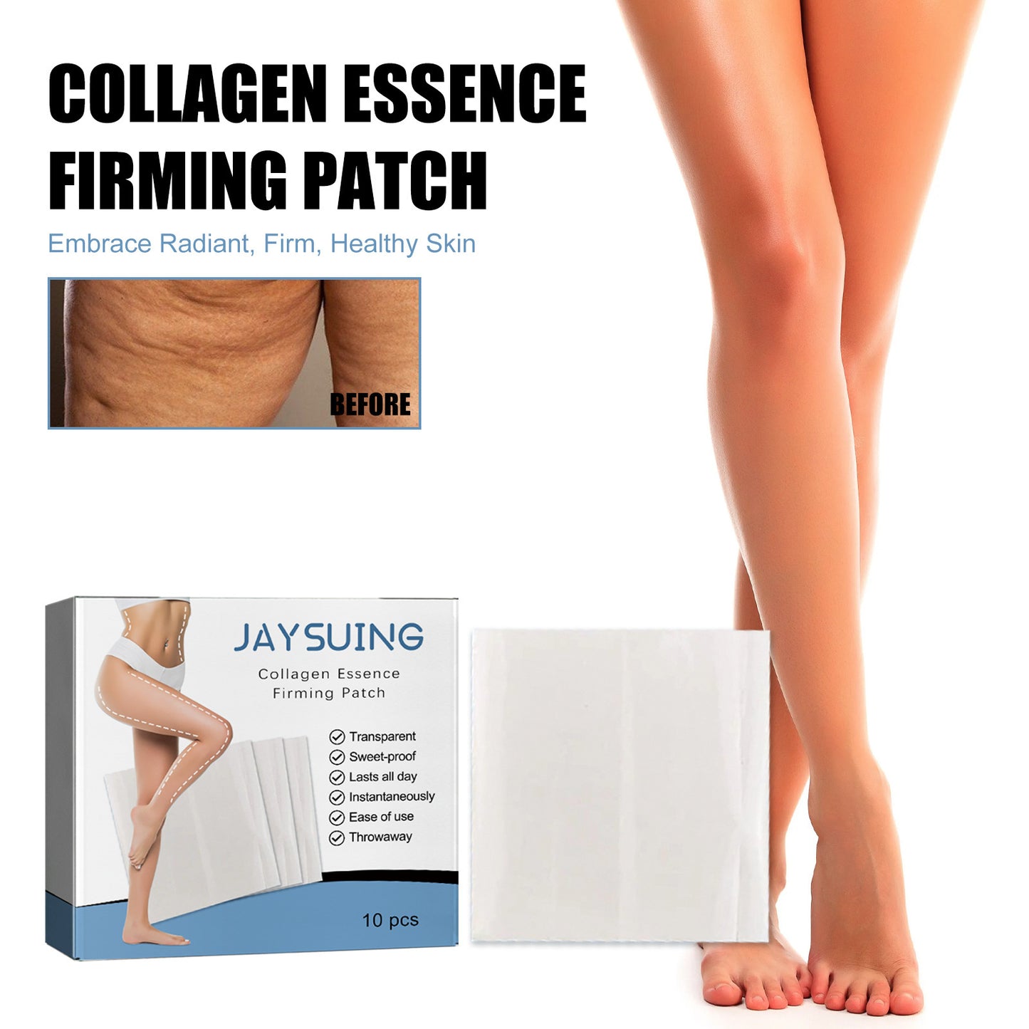 Glow Legs™ Parches de Colágeno